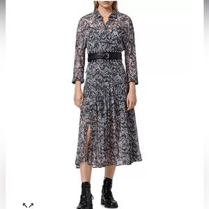 All Saints ELEY ROSEY DRESS Size 6